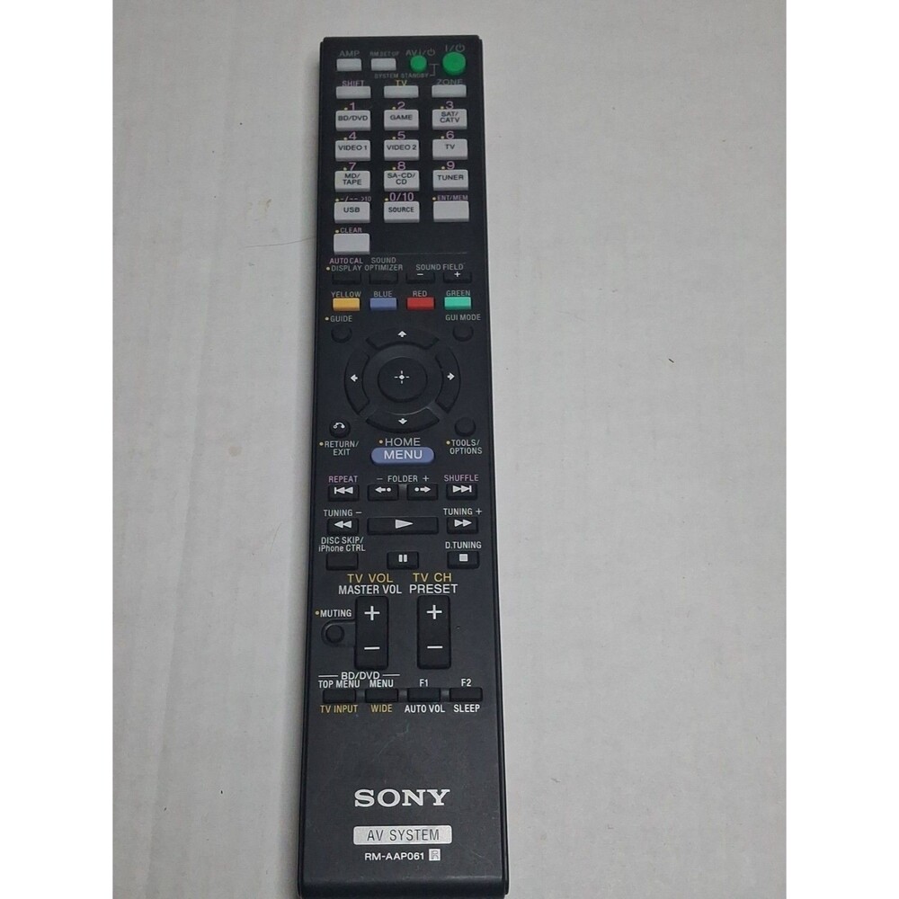 Sony AV system RM-AAP081 Remote Tested